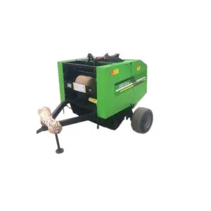 Lawn mower with mini hay baler