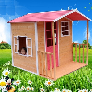 Casetta da gioco in legno per bambini da esterno - Product Image 2