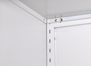 Meubles de bureau en métal durables, vente d'usine, <span class=keywords><strong>armoire</strong></span> <span class=keywords><strong>à</strong></span> dossiers <span class=keywords><strong>à</strong></span> double porte <span class=keywords><strong>à</strong></span> 3 sections utilisée - Product Image 5