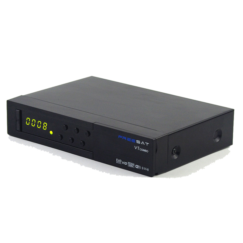 [Подлинный] Freesat V7 комбинированный цифровой спутниковый ресивер DVB-S2 + T2 Powervu.Biss key. YouTube, Youporn am Newcam freesat V7 combo