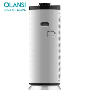 true HEPA air purifier smoke odor airborne particles filter