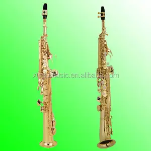 New Professional Ouro Bb /Eb Alto Saxophone com acessórios