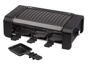 8 <span class=keywords><strong>Raclette</strong></span> <span class=keywords><strong>Table</strong></span> Grill Électrique Intérieur/Extérieur En Acier Au Carbone BBQ Grill Pan US Plug pour Usage Domestique - Product Image 3
