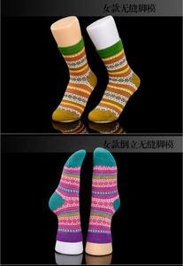 <span class=keywords><strong>Pies</strong></span> de Maniquí de pie femenino y masculino de plástico baratos personalizados para exhibición de calcetines con soporte magnético - Product Image 4