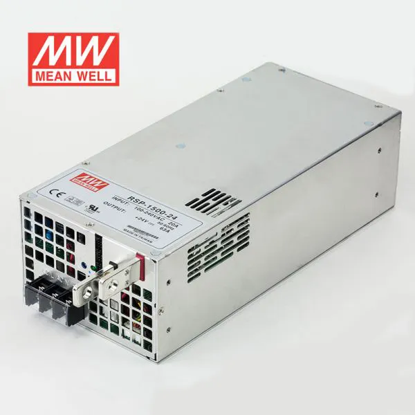 RSP-1500-24 DC fan PFC Factory control automation RF 1500W 24V AC-DC SINGLE MEAN WELL parallel PV SWITCHING POWER SUPPLY