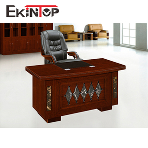 Ekintop <span class=keywords><strong>Mdf</strong></span> Thiết Kế Văn Phòng Bàn Nhân Viên Thư Ký Bàn Máy Tính - Product Image 3