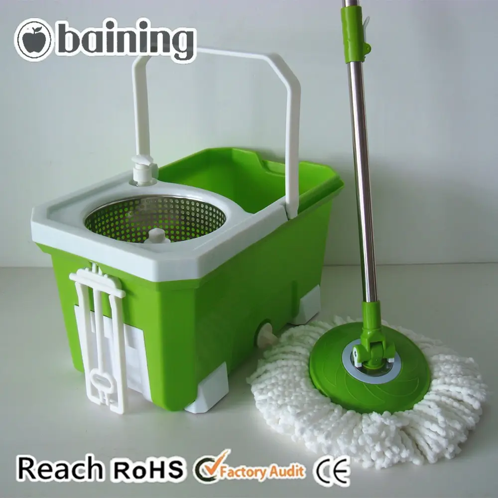 Mop industriale secchio con un cassetto che possono contenere panno di pulizia, guanto o detersivo in polvere ecc