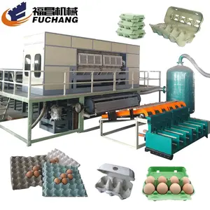 Pulp ei plaat lade vormen making machine/pulp moulding machines