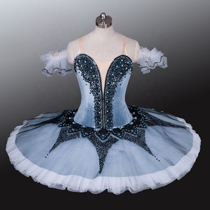 Corpetto di velluto danza danza Pancake <span class=keywords><strong>tutù</strong></span> <span class=keywords><strong>Ballerina</strong></span> costumi professionali Tutu - Product Image 2