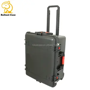 Ningbo factory High-end PP Material Hard Case Plastic Case for Medical equipment with wheels