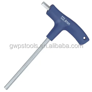 T type allen key with straight handle, flat end