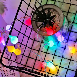 Factory Direct Sales LED Magic Ball String Lights Indoor Decoration Fairy Lights For Christmas Party Wedding