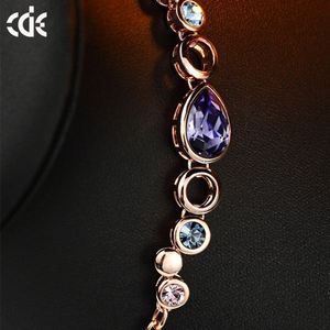 Gros plaqué or bijoux pas <span class=keywords><strong>cher</strong></span> réglable coloré Bracelet en <span class=keywords><strong>cristal</strong></span> fermoir - Product Image 5