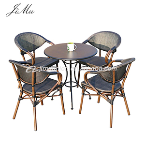 Silla de mimbre y mimbre de bambú para exteriores, venta al por mayor, barata - Product Image 4
