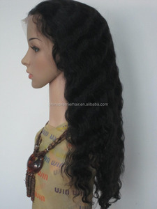 <span class=keywords><strong>Alibaba</strong></span> Express, superventas, pelo natural alineado con cutícula, cabello virgen ondulado español, cabello humano malayo, peluca completa de encaje - Product Image 5