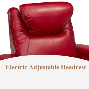 Geeksofa-sofá eléctrico para cine en casa, tecnología de cuero, reclinable, con carga USB - Product Image 3