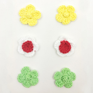 Commerci all'ingrosso colorato fatto a mano all'uncinetto fiori - Product Image 3