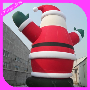 Grande babbo natale gonfiabile commovente gigante adorabile commerciale di babbo natale per le decorazioni - Product Image 2