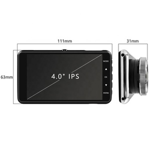 금속 바디 <span class=keywords><strong>4</strong></span> 인치 터치 스크린 자동차 블랙 박스 소니 323 센서 자동차 대시 보드 레코더 1080p 자동차 캠코더 Mstar 8328P - Product Image 4