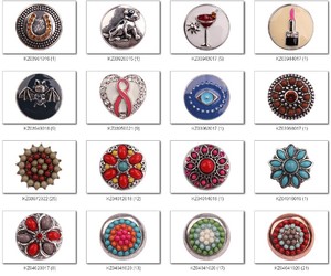 Más nuevos granos de <span class=keywords><strong>la</strong></span> semilla pavimenta jengibre botón a presión de metal personalizada snap en <span class=keywords><strong>la</strong></span> joyería - Product Image 1