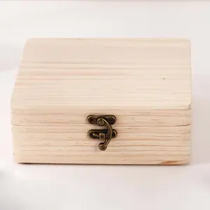 사용자 정의 크기 작은 나무 포장 상자 나무 상자 둥근 모서리