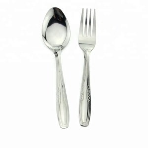 Elegante 303 Metal Dinnerware <span class=keywords><strong>Set</strong></span> 410 Máquina Polonês Utensílios de jantar com garfo colher - Product Image 2