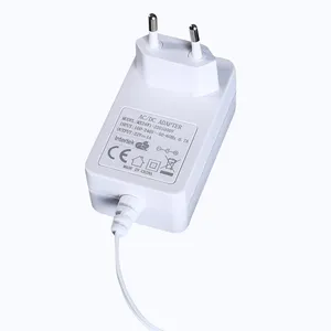 CE FCC ROHS ETL EN61558 Standards wholesale 24w 12volt 2amp 12V2A adapter white ac led adapter with led strip switch