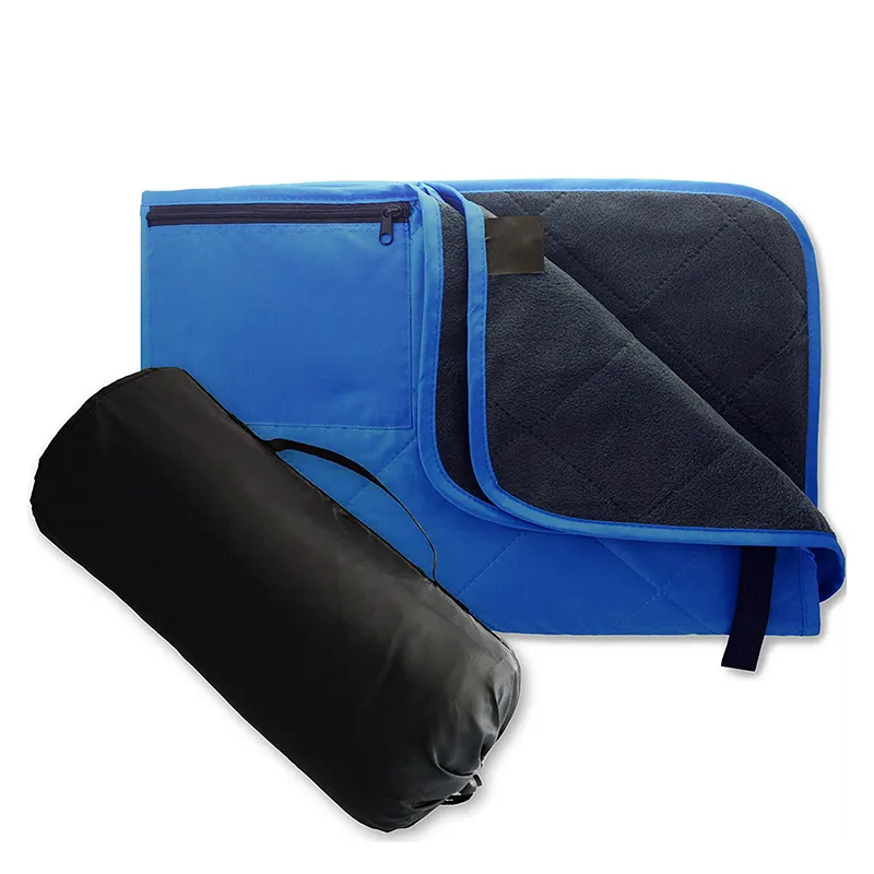 Gewohnheit Alle Saison Outdoor Wasserdichte Stepp Camping Picknick Polar Fleece Stadion Decke