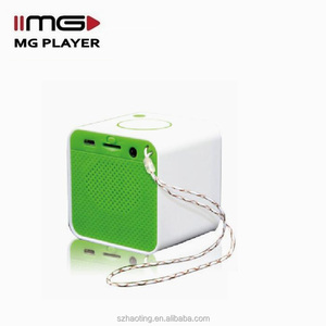 Mini multimedia radio AM FM con control remoto altavoz del cubo bajo - Product Image 1