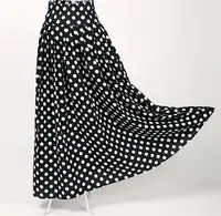 Dropship Grosir Rockabilly 50S Pakaian Desain Antik Reproduksi Rok Gipsi Ukuran Plus Wanita