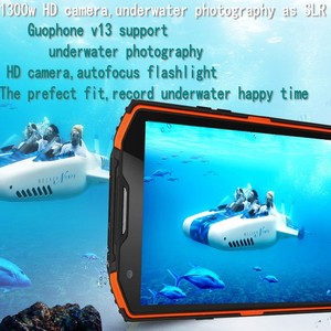 2016 Guophone V13 IP68 Không Thấm Nước Chống Sốc 4500MAh Mtk6735 <span class=keywords><strong>Android</strong></span> <span class=keywords><strong>5.1</strong></span> Điện Thoại Di Động 5.5 "Guophone V13 4G Điện Thoại Thông Minh Dual Sim - Product Image 5