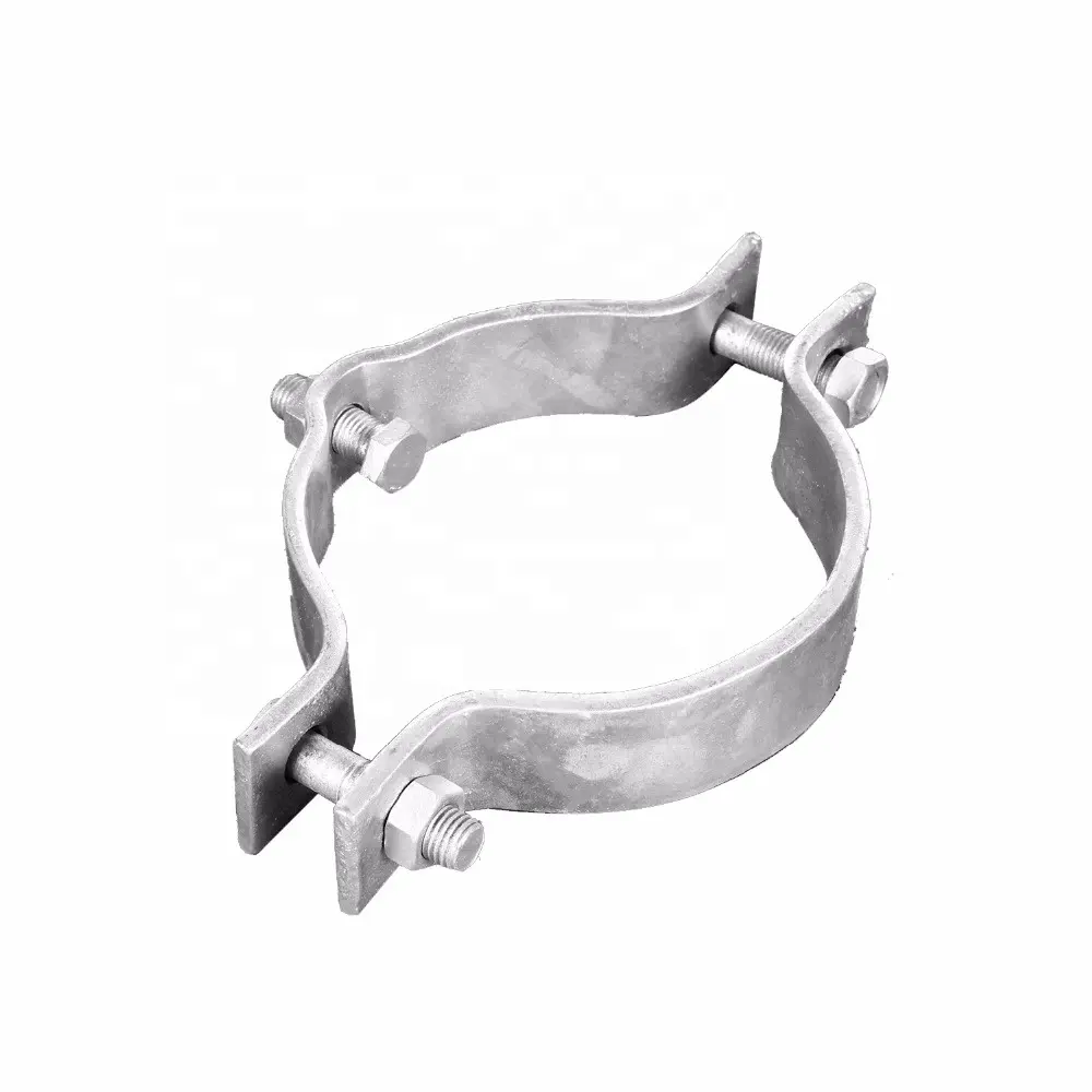 Hot dip galvanized steel fasten clamp for ADSS cable ISO certification