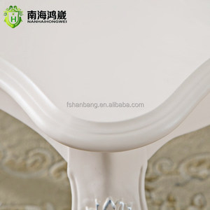 Wood French Provincial <strong>Coffee</strong> <strong>Table</strong> Hand Carved Solid Living Room Furniture Modern Rectangular <strong>Silver</strong> or Golden Stroke Excellent - Product Image 5