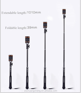 Telescópica de aluminio monopod, <span class=keywords><strong>bluetooth</strong></span> incorporado <span class=keywords><strong>selfie</strong></span> palo con 1/4 internacional interfaz de tornillo <span class=keywords><strong>para</strong></span> el smartphone - Product Image 4