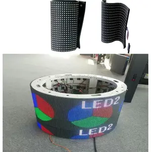 Écran d'affichage numérique led Flexible et incurvé de 9 pouces, pour l'intérieur et l'extérieur, p5, p6, p7, p8, p10