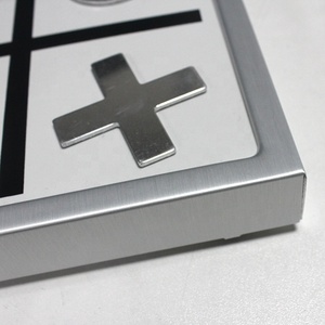 Wholesale Luxury Metal XO <strong>Chess</strong> Magnetic Aluminium Tic Tac Toe <strong>Board</strong> Game <strong>Set</strong> - Product Image 5