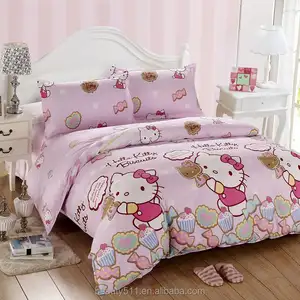 Lovely little elephants softtextile baby crib set with baby bed sheets BS394