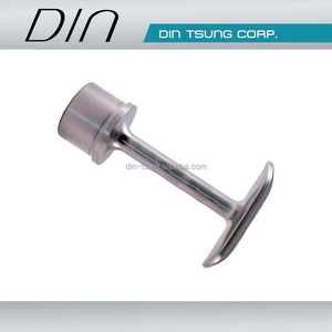 Stainless Steel T-Shape Balustrade Handrail Bracket <b>Wall</b> <b>Mount</b> End Type Rust Resistant Modern Satin/Mirror Finish - Product Image 6