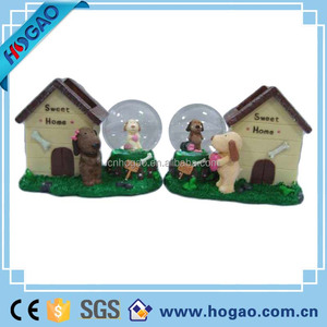 Regalos <span class=keywords><strong>del</strong></span> día de san valentín de peluche precioso polyresin globo de agua, resina globo de nieve - Product Image 2