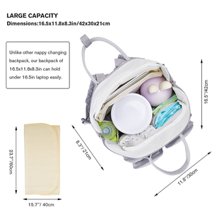 Sac à dos pour couches pour adultes, sac à dos pour maman, sac à dos pour maman amélioré, grande capacité, sac à couches pour bébé - Product Image 3