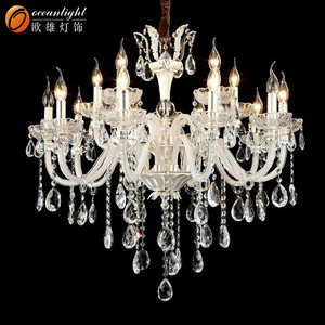 Antique lustre en cristal noir, bougies chandeliers omg88617-6 en plastique - Product Image 5