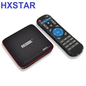 Boîtier smart TV M8S PRO, Android, S905W Quad core, 5 pcs, lecteur multimédia décodeur connecté 3D/4K, compatible Miracast/DLNA, récepteur tv