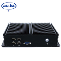 Mini Ordenador Industrial Económico IBOX-102 Sin Ventilador, 12V, Doble Lan