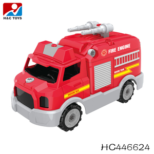 Ambulanza di plastica <span class=keywords><strong>giocattolo</strong></span> di intelligenza per bambini con kit di montaggio per auto <span class=keywords><strong>giocattolo</strong></span> leggero e musicale - Product Image 4