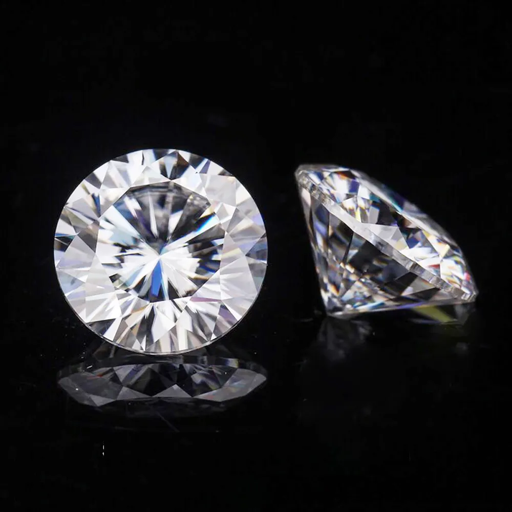 11mm big size 5 carat fire Moissanite VVS clarity EF color from China Moissanite Manufacturer
