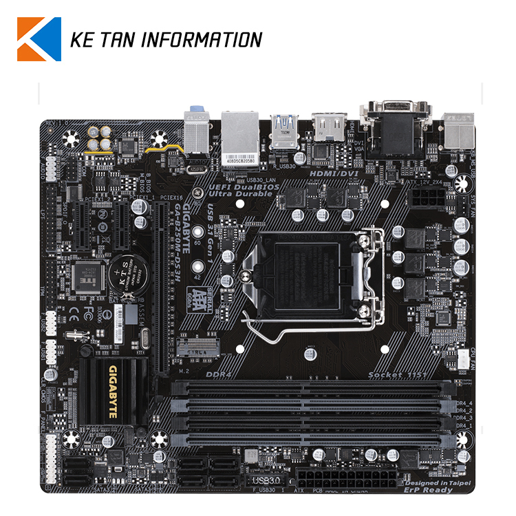 GIGABYTE Intel GA-B250M-DS3H рабочего Материнская плата с mикро ATX 64 Гб DDR4