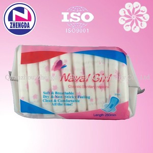 Fujian serviette hygiénique fabricant vente à L'afrique maket navale gril femmes pad - Product Image 1