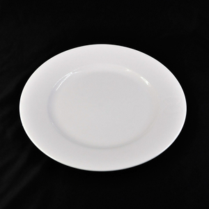 Campione disponibile con Logo personalizzato ristorante Hotel sfuso in gres porcellanato <span class=keywords><strong>fatto</strong></span> <span class=keywords><strong>a</strong></span> <span class=keywords><strong>mano</strong></span> set da cena in ceramica piatto bianco opaco - Product Image 3