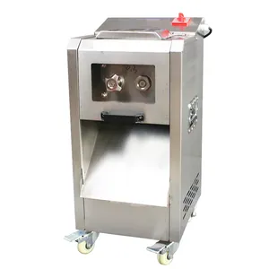 Automatic Industrial Lamb Cube Dicer Cut Thin Fresh Cooks Portable Meat Slicer Grinders Mincer Machine