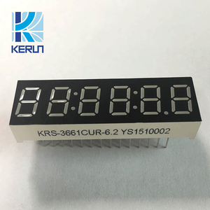 Miễn phí Mẫu 3661bs tùy chỉnh đầy đủ màu sắc 0.36 inch <span class=keywords><strong>LED</strong></span> hiển thị 6 chữ số 7 đoạn cho thiết bị nhà - Product Image 5